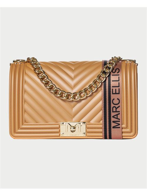 Borsa Marc Ellis con tracolla in catena MARC ELLIS | FLAT M 25CUOIO/LIGHT GOLD